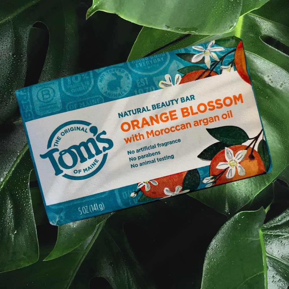 Orange Blossom Natural Beauty Bar Tom's Of Maine Bar Soap 5 Oz Each - Picture 6 of 9